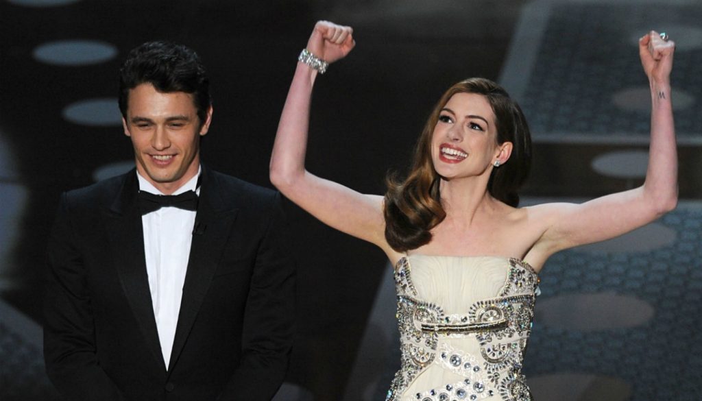 James Franco e Anne Hathaway no Oscar 2011