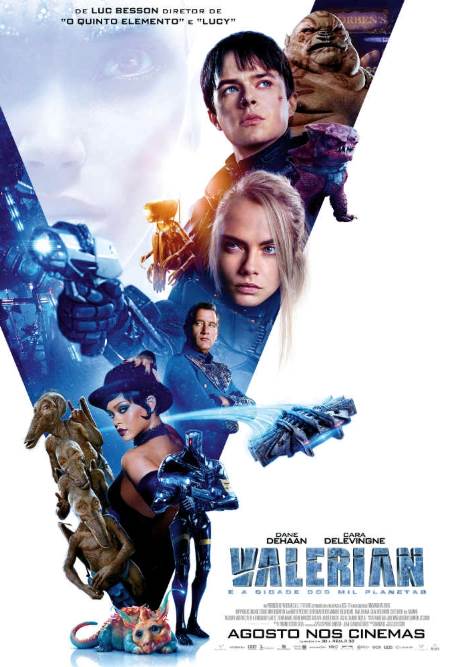 Valerian e a Cidade dos Mil Planetas (poster do filme)