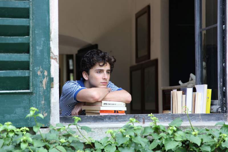 Timothée Chalamet em "Me Chame Pelo Seu Nome"