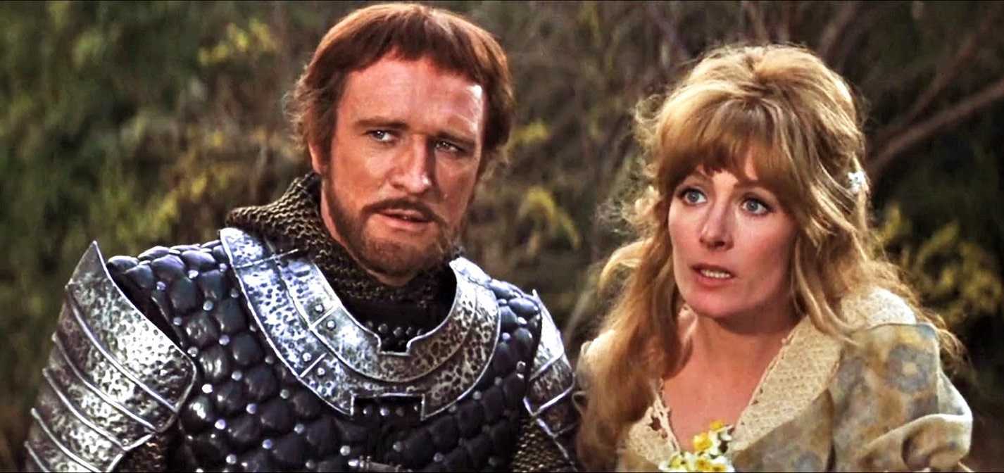 Franco Nero e Vanessa Redgrave em Camelot (filme)