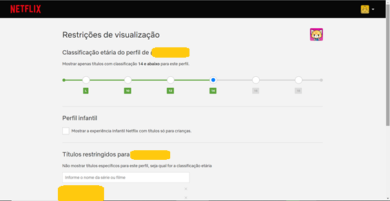 SAIBA COMO DEFINIR A CLASSIFICAÇÃO ETÁRIA NA NETFLIX