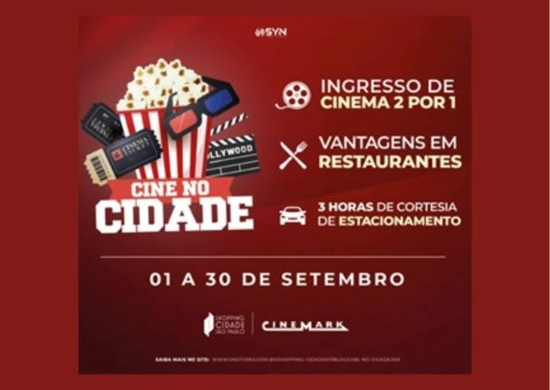 Promoção Cine no Cidade