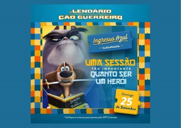 Ingresso Azul no Cinemark