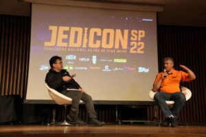 Ricardo Matsumoto e Marcelo Chewie no Jedicon SP 2022