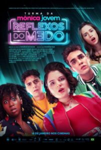 Poster do filme "Turma da Mônica Jovem: Reflexos do Medo"