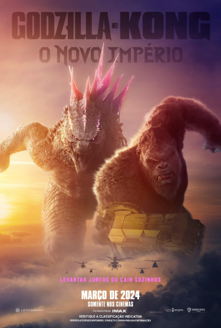 Poster do filme "Godzilla e Kong: O Novo Império"