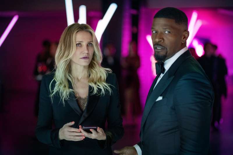 Cameron Diaz e Jamie Foxx em cena de "De Volta à Ação"