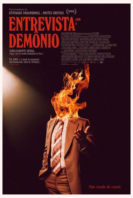Poster do filme "Entrevista com o Demônio"
