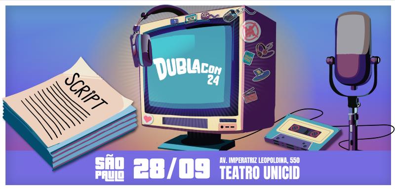 Cartaz da DublaCon 24 (divulgação)