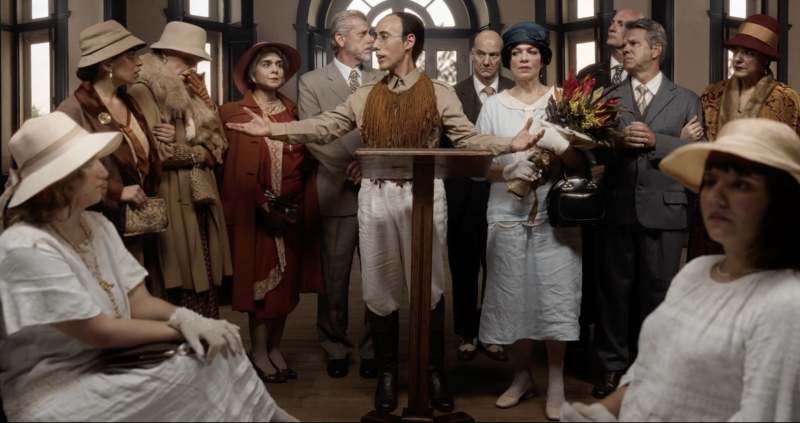 Cena do filme "Mário de Andrade, o Turista Aprendiz"