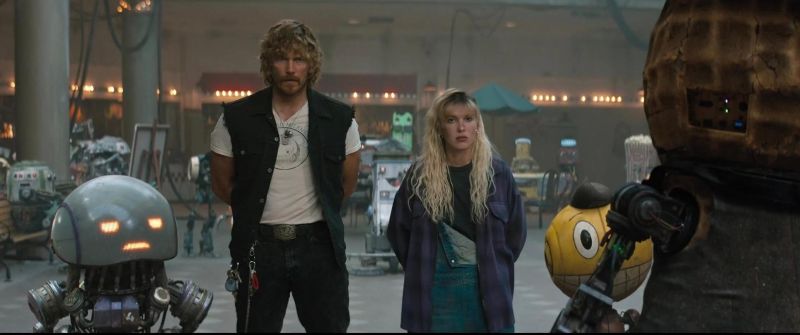 Chris Pratt e Millie Bobby Brown em "The Electric State" (divulgação/Netflix)