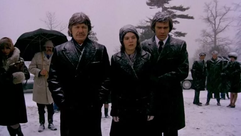 Charles Bronson, Kathleen Tolan e Steven Keats em "Desejo de Matar"