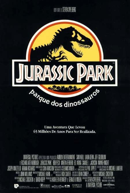Poster de "Jurassic Park: O Parque dos Dinossauros"