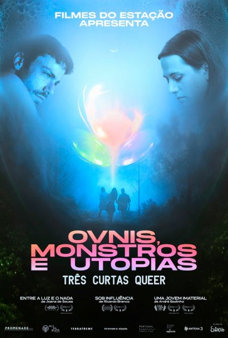 Poster de "Ovnis, monstros e utopias: Três curtas queer"