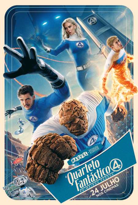 Poster de "Quarteto Fantástico: Primeiros Passos"