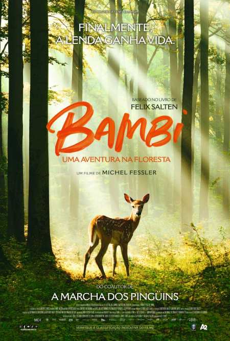 Poster de "Bambi: Uma Aventura na Floresta" (divulgação/A2 Filmes)