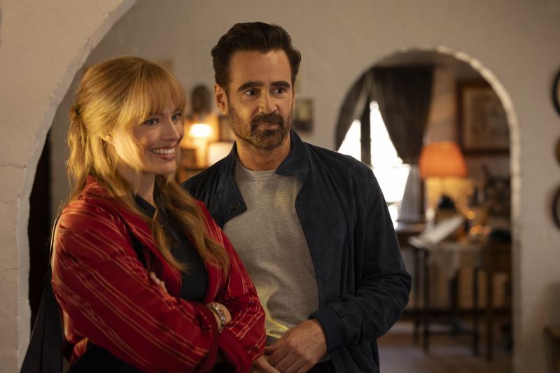 Margot Robie e Colin Farrell em "A Grande Viagem da sua Vida" (divulgação/Sony)