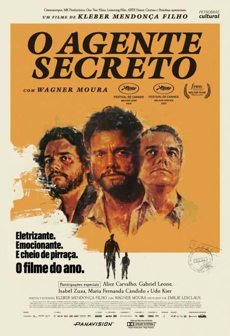 Poster oficial de "O Agente Secreto" (divulgação)
