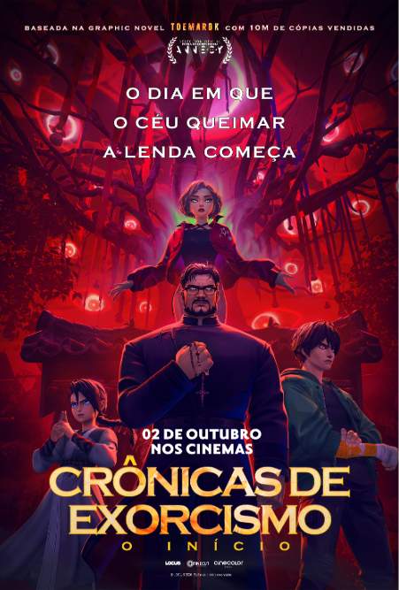 Poster de "Crônicas do Exorcismo – O Início" (divulgação/Cinecolor)
