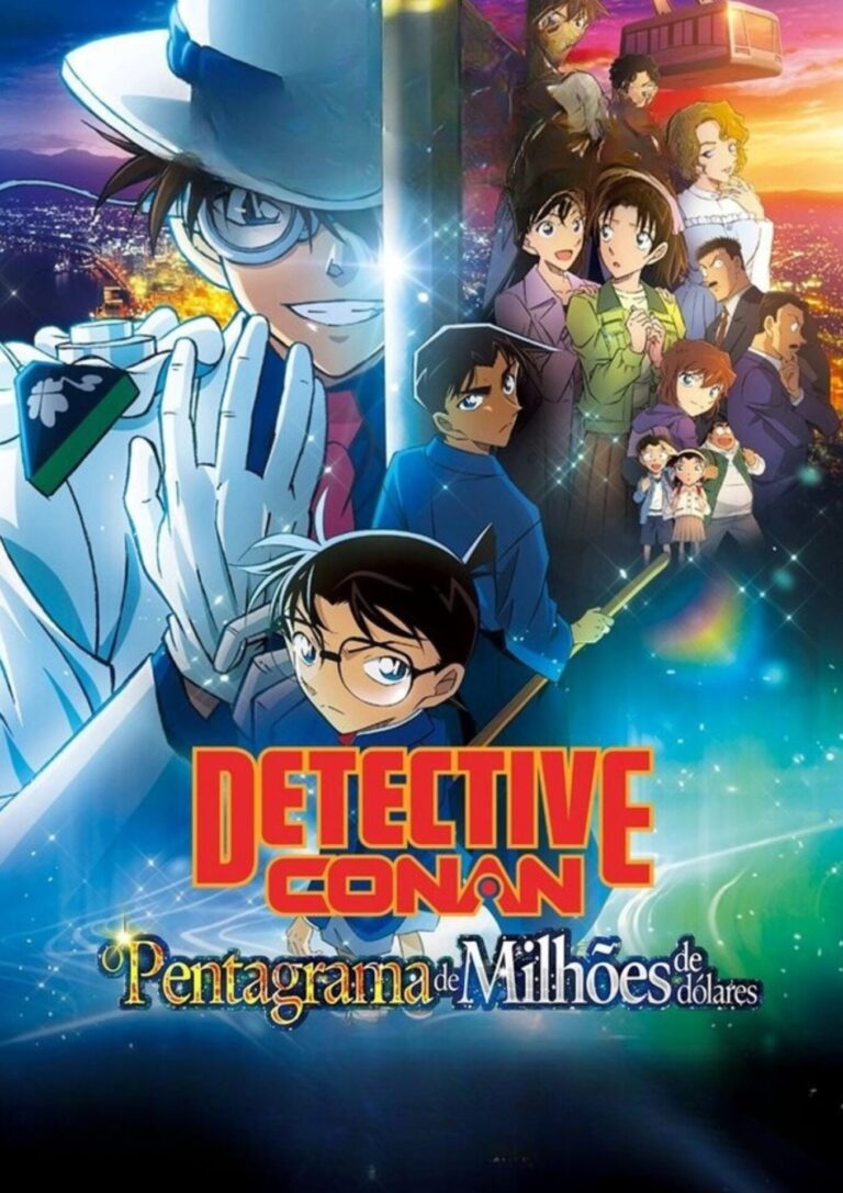 Poster de "Detetive Conan: O Pentagrama de Um Milhão de Dólares" (divulgação/Sato Company)