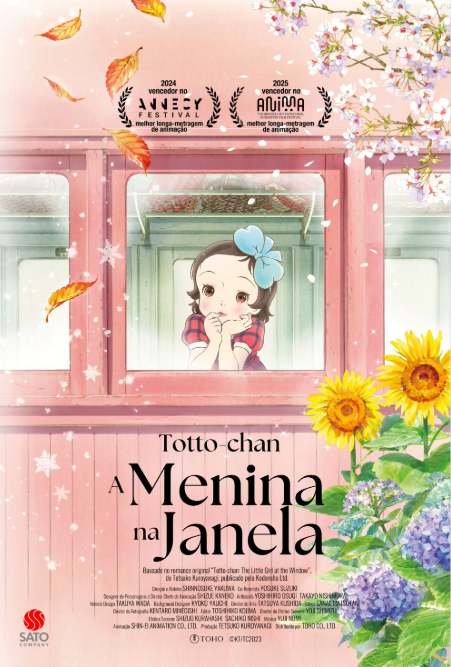 Poster de "Totto-chan e a menina na janela" (divulgação/Sato Company)