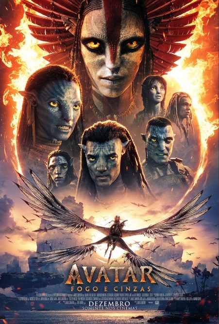 Poster de "Avatar: Fogo e Cinzas"