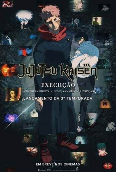 Poster de "Jujutsu Kaisen: Execução" (divulgação/Sony Pictures)