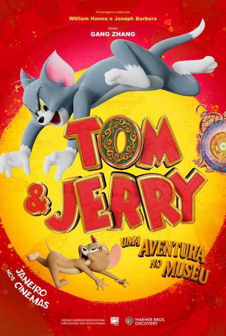 Cartaz de "Tom & Jerry: Uma Aventura no Museu" (divulgação/Imagem Filmes)