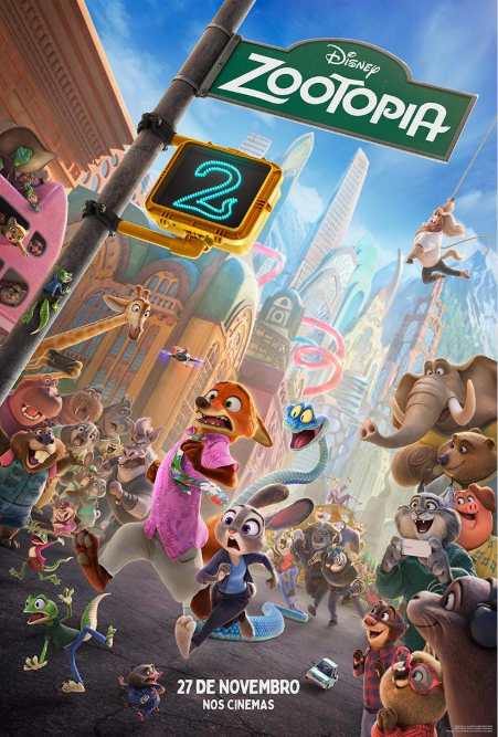 Poster de "Zootopia 2" (divulgação)