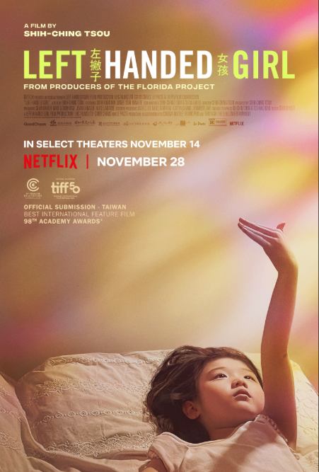 Cartaz original de "A Garota Canhota" (divulgação/Netflix)