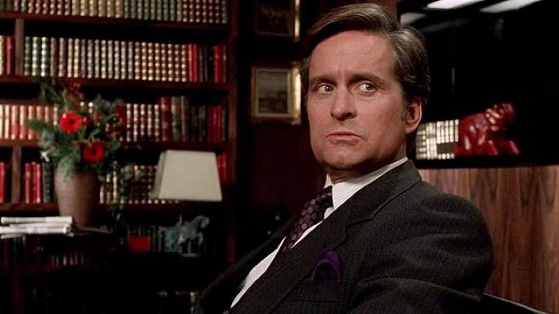 Michael Douglas em "A Guerra dos Roses"