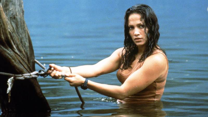 Jennifer Lopez em "Anaconda" (1997)