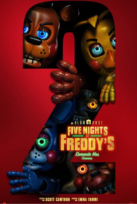 Cartaz de "Five Nights at Freddy's 2" (divulgação/Universal)