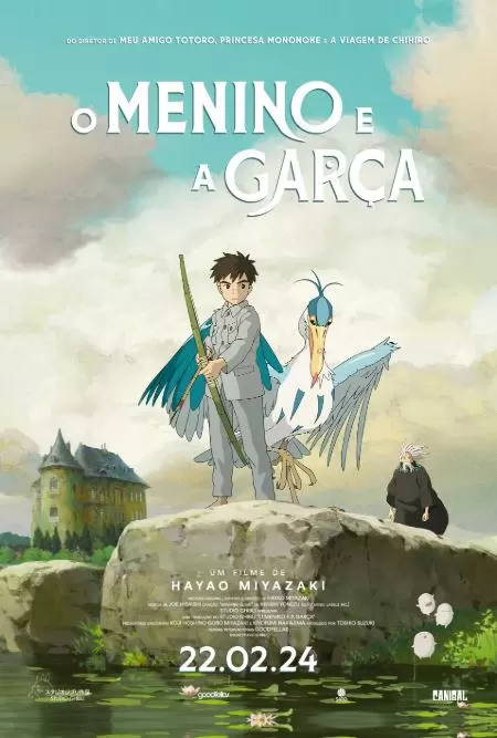 Poster de "O Menino e a Garça"