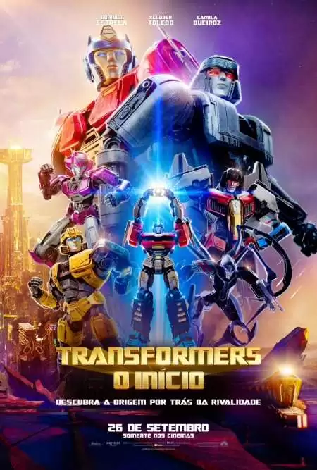 Poster do filme "Transformers: O Início"